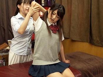 【エステ ✕ 女子◯生】「へ？ナカで？ん♡」勝手に膣内でビュルっとされ、指マンで掻き回され昇天する女子◯生ｗ