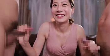 34歳イイ感じに熟したエロボディーの人妻がAVデビュー！巨根男優二人と3Pセックスで理性崩壊しちゃいました！【長嶋沙央梨