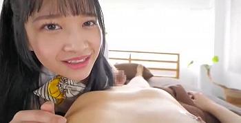 [南乃そら]美少女が提供する悶絶メンズエステ!絶頂導く手コキと中出し施術