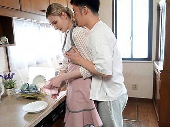 ★義母★禁欲生活の娘婿が色白スレンダーな人妻熟女に我慢限界の急襲！デカ尻おばさんを強制エロ発情させ無理やり中出しSEX♡