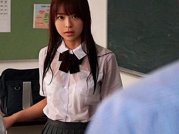 【JKレイプ】ゲリラ豪雨で帰宅困難になった女子生徒…透けたブラに欲情した変態教師にチンポをねじ込まれ中出しレイプ