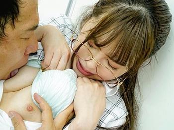 【小倉由菜】変態な痴漢男にレイプでエロ凌辱されるメガネ美女OL！勃起チンポをガン突きして白濁精液を顔射でぶっかけちゃう！