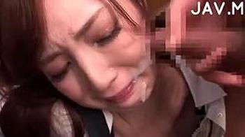 【冬月かえで】美人女教師、悪鬼の前で涙と精液に染まる倫理の無力